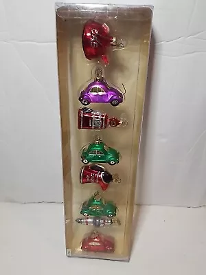 Vintage Department 56 Mini Glass Ornament Set • $25