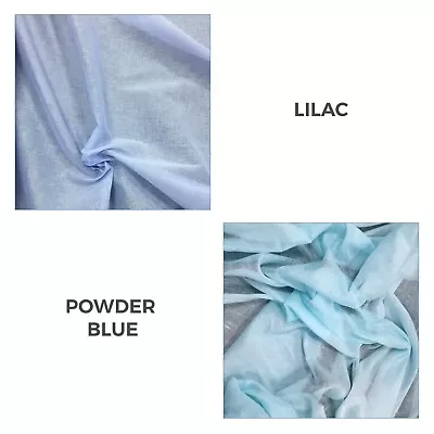 COTTON MUSLIN FABRIC 100% Cotton Fire Retardant Displays Drapes Curtains Theatre • £0.99