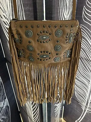 £15 • Buy Brown Fringe Boho Bag From Asos Real Leather
