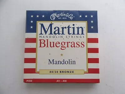 Martin Bluegrass Mandolin Strings 80/20 Bronze M450 (.011-.038) • $9.95