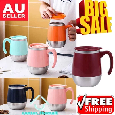$22.15 • Buy Stainless Steel Thermos Mug Tea Coffee Thermal Cup Office Travel Mug Insulated
