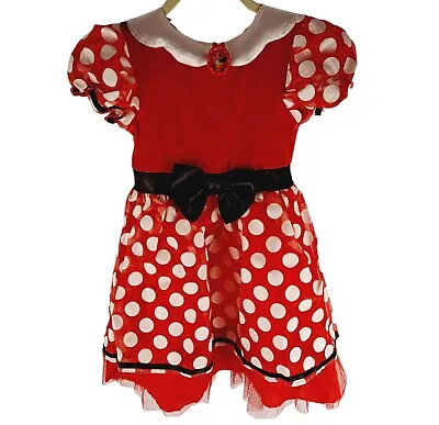 Disney Minnie Mouse Girls Dress Costume Size Small 4-5 • $18.95