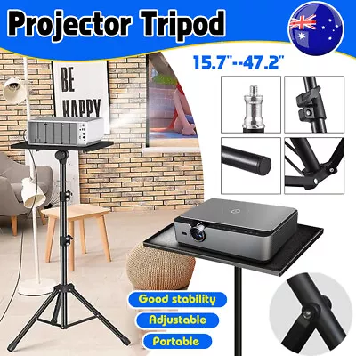 Portable Projector Tripod Stand Adjustable Laptop Tripod DJ Racks Mount Holder • $25.09