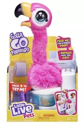 Little Live Pets Gotta Go Flamingo That Eats Sings & Poops • $69.99