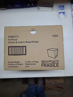 Grow And Learn Seed Pods (80 Pcs) Garden Starter Kit Interactive Plant Fun   • $20