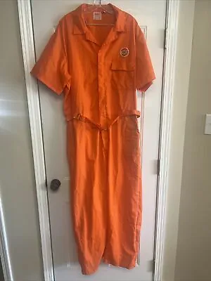 Tinco XX-Large Orange Jumpsuit Short Sleeve Vintage Rare Mechanic Suit 2xl • $19.99