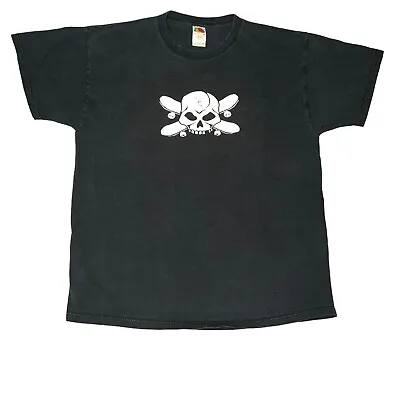 Vintage 90s Skateboard Skull And Crossbones T-Shirt Size X-Large  • $100