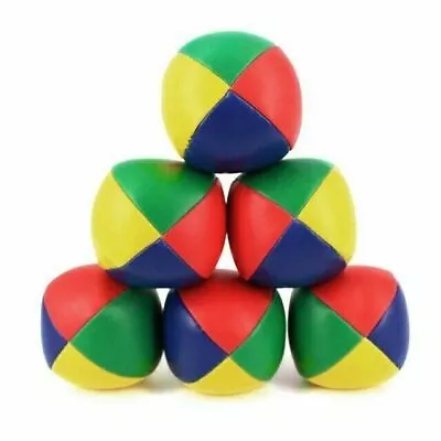 6x Juggling Balls Kids Toy Set Ball Bag For Magic Circus  Juggling Balls • $18.99