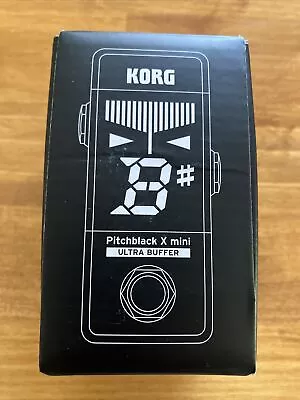 Korg PitchBlack X Mini Chromatic Pedal Tuner • $139