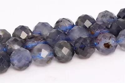 5MM Genuine Natural Deep Color Iolite Beads Grade A Faceted Round Loose Beads • $5.45