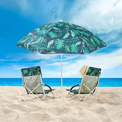 $48.99 • Buy 1.8m Tropical Leaf Beach Umbrella - FREE SHIPPING (AU STOCK)