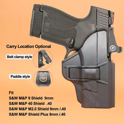 Holster For Smith & Wesson S&W M&P 9 Shield MP 9 Shield Plus M2.0 OWB Gun Holder • $21.79