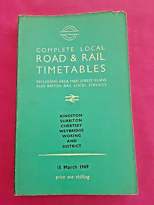 London Transport Complete Local Road And Rail Timetables. 1969.  FREE POST • £8.25