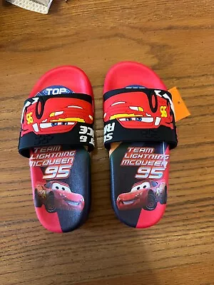 Lightning McQueen BN In Bag Sandals Slippers • $17.25