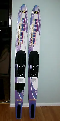 $120 • Buy Jobe Pride Combo Water Skis  Purple/White Fiberglass 67''