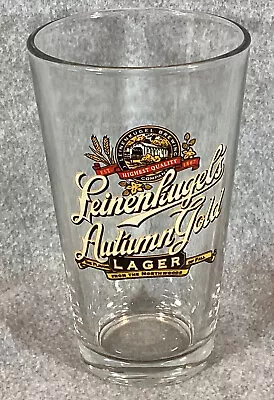 $4.99 • Buy LEINENKUGEL'S Leinie’s Autumn Gold Lager Pint Beer Glass Vintage!