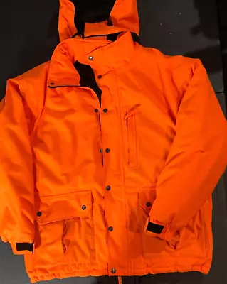 Men’s All Game Outfitters Orange Hunting Jacket Size L • $39.99