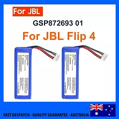 2x Speaker Battery For JBL Flip 4 Flip4 Special Edition GSP872693 01 3800mah • $27.98