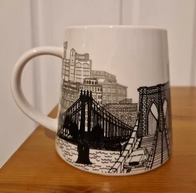 Habitat London Skyline Landmarks Monochrome Large Ceramic Mug • £10