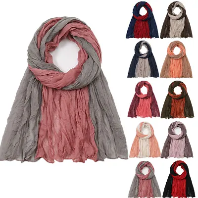 Spring Women Long Scarf Wrap Shawl Muslim Turban Headscarf Islamic Scarves Hijab • $8.50