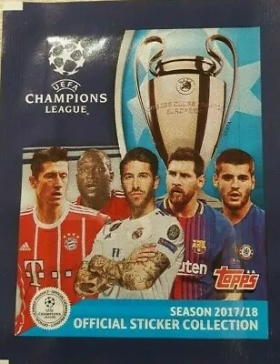 Topps CL 2017 2018 50 Stickers Choose Choose Pick Champions League Panini  • $6.38