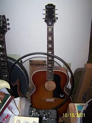 1970's Epiphone FT-570SB Vintage Jumbo Acoustic Guitar • $1495