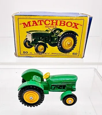 £3.20 • Buy Original Lesney Matchbox Series 50 New Model Tractor Boxed