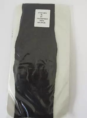 Vtg Fredericks Of Hollywood Style 36079  Nylon Size A/ T Black Suspender Tights • $19.99