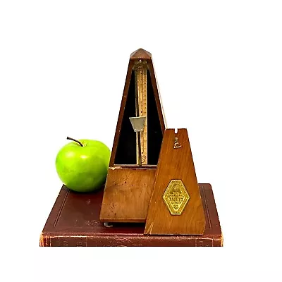 Antique Metronome Maelzel Paquet 1920's French Vintage Piano Decor • $298