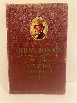 Old Mr. Boston Deluxe Official Bartender Guide Vintage 1941 5th Printing • $40