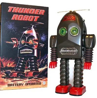 Thunder Robot Tin Toy Battery Operated HaHa Toys Production NEW Factory Direct • $65