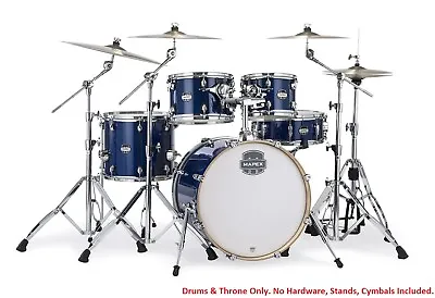 Mapex Mars Maple Midnight Blue Fusion 20_10_12_14_14 Drums +Throne | Auth Dealer • $899