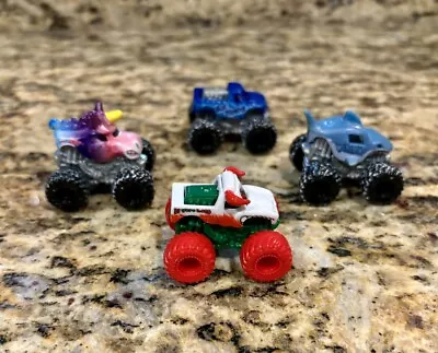 Four Spin Master Monster Jam Mini Holiday Snow El Toro Smash Truck Lot New 1:87 • $29.95