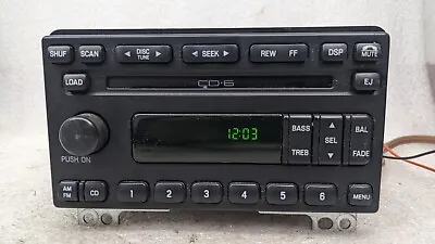 Ford 6 Disc CD Sat Radio AM/FM MACH OEM Mustang Explorer Expedition 02-06 3L2T • $297.49