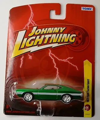 2012 Tomy Johnny Lightning 1972 Ford Torino Sport Green R24 1:64 Die Cast • $10.79