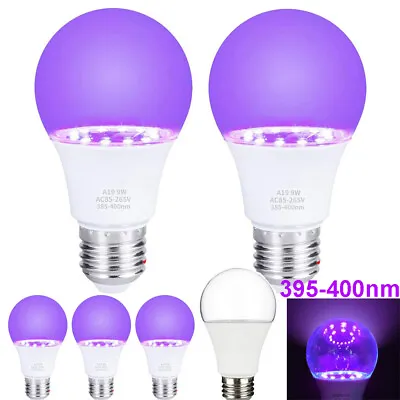 £6.95 • Buy 9W UV LED Black Lights Bulb E26 E27 Glow In The Dark Fluorescent Party Neon Lamp