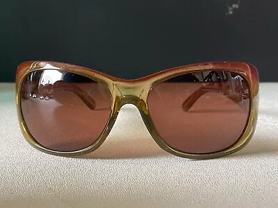 Kaenon Eden SR 91 Polarized Womens Red Brown Fade Sunglasses Made In Italy $220 • $75.65