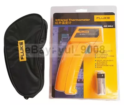 Fluke 59 Mini Handheld Laser Infrared Thermometer –18℃~275℃ Laser Sight +bag • $45.99