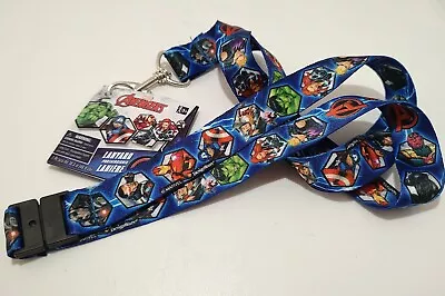 NEW Marvel Avengers Lanyard 18.5  Iron Man Hulk Thor Captain America • $7.99