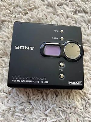 Vintage Sony Net MD Walkman MZ-NE410 MiniDisc Player Tested & Working • $75