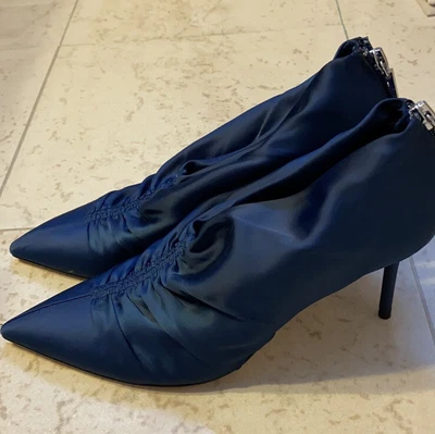 $10 • Buy Zara Satin Ankle Bootie