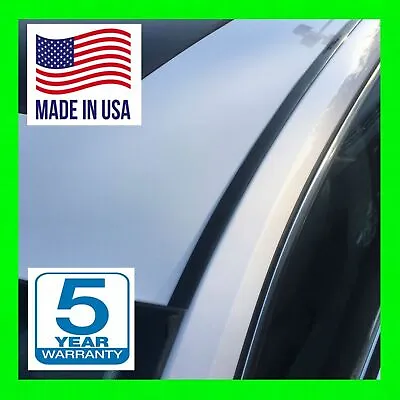 Black Roof Top Trim Moldings For 2005-2010 Chrysler 300 300c 2pc W/5yr Warranty • $34.99