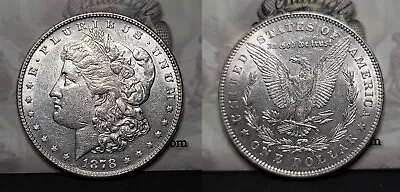 1878 P 7/8 TF Morgan Silver Dollar $1 VAM-38 Doubled Liberty • $34.33