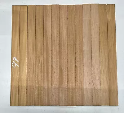 13 Pack Honduran Mahogany Thin Stock Lumber Board Blanks- 20 X 1-1/2 X 1/8  #97 • $8.50