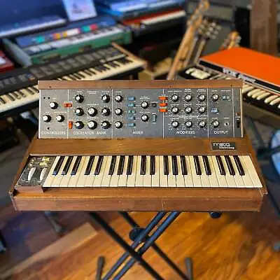 Moog Minimoog Model D 44-Key Monophonic Synthesizer Walnut 1973 • $8899