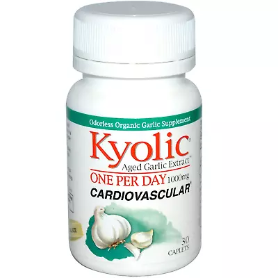 Kyolic Aged Garlic Extract One Per Day Cardiovascular 1000 Mg 30 Caplets • $28.95