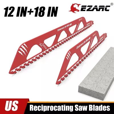 EZARC 2PC Demolition Masonry Reciprocating Saw Blades Carbide For Concrete Block • $29.59
