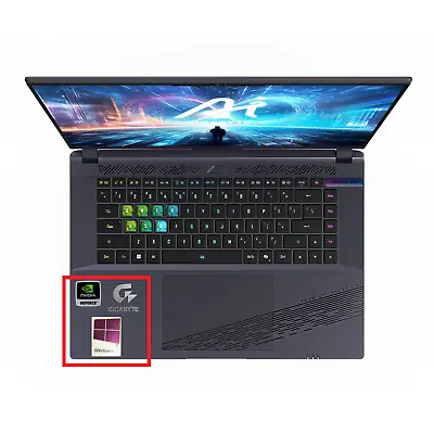 Gigabyte + Windows 11 + Nvidia GeForce Sticker PC Desktop Laptop MacBook Pro NUC • £4.99