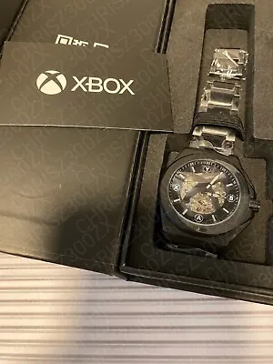 MSTR XBOX One X S Black Noble Automatic Wrist Watch SS Figure Meister #73/150 • $599.99