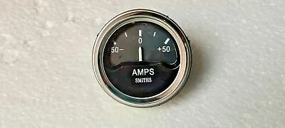 Ampere Gauge 52 Mm Black 12 V 2 1/16  Amp Meter Ammeter SS Case 12 V • $17.95